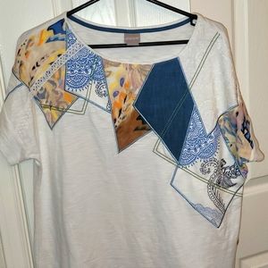 Chico's women's patches shirt